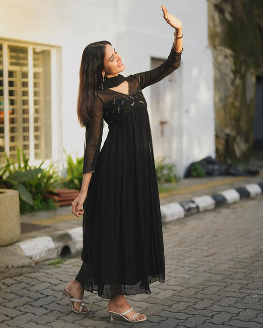 Meena Black Kurta Set