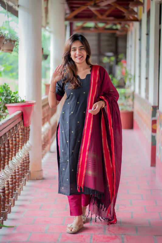 N-96 PURE COTTON SALWAR SUIT